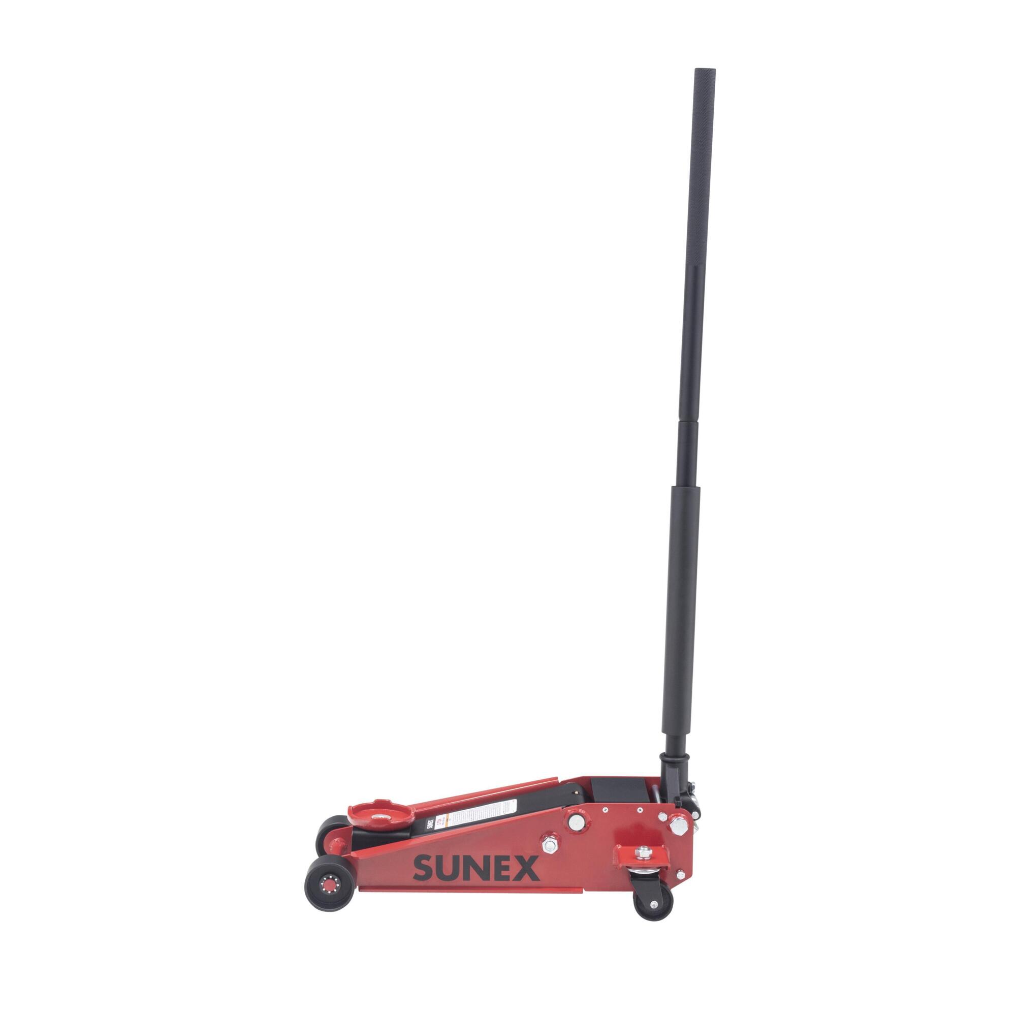 Sunex Tools Hydraulic Floor Jack — 3-Ton Capacity, 16.75in. Max Lift Height, Steel, Model# 6603GJ